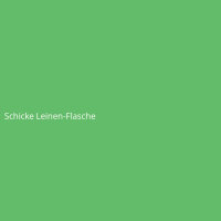 Schicke Leinen-Flasche