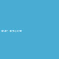 Hartes Plastik-Brett