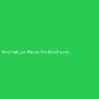 Reichhaltiger Wasser-Briefbeschwerer