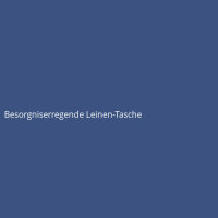 Besorgniserregende Leinen-Tasche